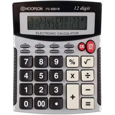 Imagem de Calculadora De Mesa 12 Digitos Prata - MERCORIENTAL