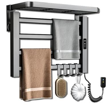 Imagem de 4 Barras, 220V Toalheiro Termico, Toalheiro Eletrico, Secador de Toalha, Secador de Toalhas Eletrico, Aquecedor de Toalha para Banheiro, Aquecedor de Toalha, Cabo de Alimentação de 1,2 M