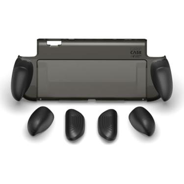 Imagem de Savage Raven Por Skull & Co. GripCase: Capa protetora macia com alças substituíveis [para caber em todos os tamanhos de mãos] para Nintendo Switch 2-Preto