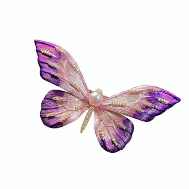 Imagem de Broche de flor para mulheres - Elegante feito à mão cristal e pérola strass boutonniere para chapéu, bolsa, terno, vestido, cachecol, acessórios de fantasia de xaile broches e alfinetes para mulheres