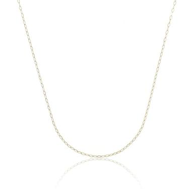 Imagem de Corrente Feminina Americana 40cm 0,8mm Ouro 18k 750 Amarelo