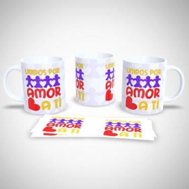 Imagem de Caneca de Porcelana Decorada 325ml Frases Religiosas - Generic