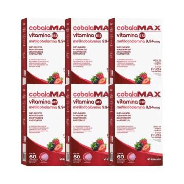 Imagem de Kit 6x Vitamina B12 Metilcobalamina 60 cpr - HERBAMED
