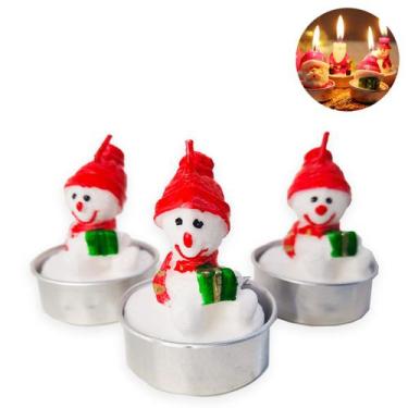 Imagem de Vela De Natal Decorativa 3D Personalizada Enfeite de Mesa - KLIZZ, Bon