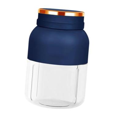Imagem de Ioensy Liquidificador portátil, espremedor elétrico, copo, máquina de smoothie, prático, mini liquidificador de 1200 ml, copo para viagens ao ar livre, Azul