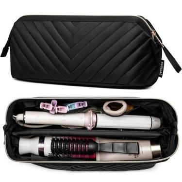 Imagem de Bolsa de viagem Hair Tools Kuosdaz para Shark Flexstyle Dyson Black