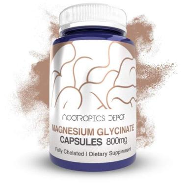 Imagem de Cápsulas de glicinato de magnésio Nootropics Depot 180 unidades