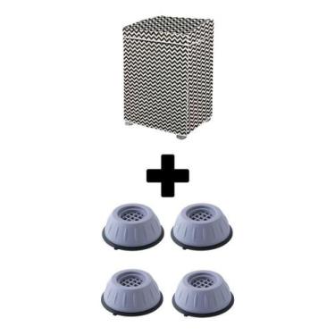 Imagem de Capa Maquina De Lavar Tamanho M + Pe De Maquina Lavar Consul Brastemp 