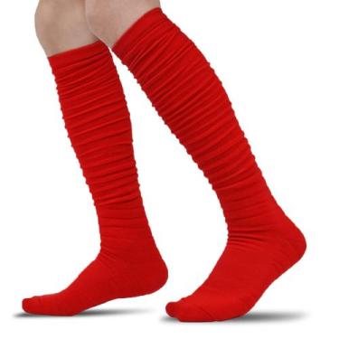 Imagem de Meias de futebol IRAMY Scrunch Long para homens, jovens e meninos, ver
