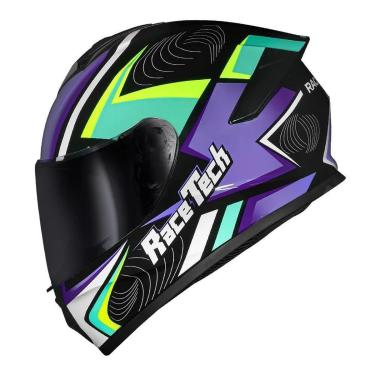 Imagem de CAPACETE RACE TECH HIT DRAW ROXO-Unissex