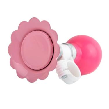 Imagem de predolo Buzina de Bicicleta Infantil para Guidão de 22 Mm, Som Alto E Nítido, Trompete Universal Portátil, Decoração para Bicicleta, de Bicicleta, Rosa