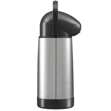 Imagem de Garrafa térmica inox 1 litro nobile com pressão marca mor