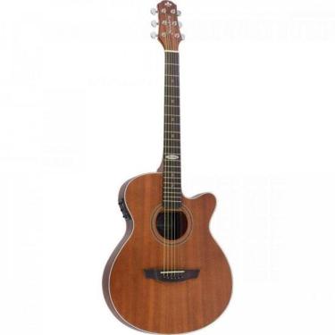 Imagem de Violão Eletroacústico Strinberg SF200C Aço Mogno Satin