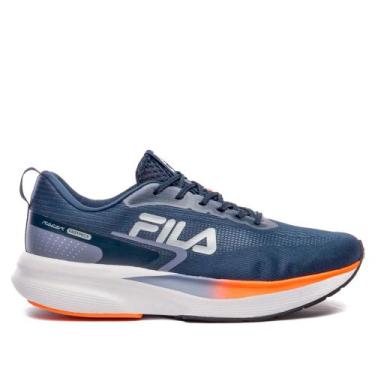 Imagem de Tênis Masculino Fila Racer Fastpace Marinho/Laranja, Marinho, Laranja,