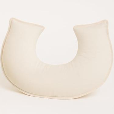 Imagem de Almofada de Amamentação Anatômica em Linho – Bordado Exclusivo para Bebê Menino | Brubrelel Toque Premium (Linho Liso Aime)