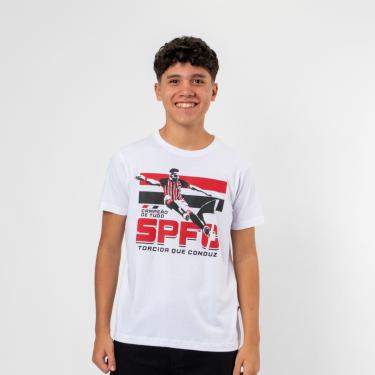 Imagem de Camiseta Juvenil Oficial São Paulo Torcida Que Conduz