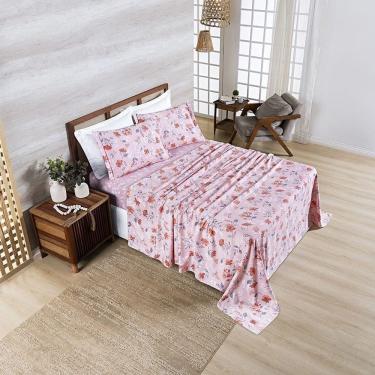 Imagem de Jogo De Cama Afeto 400 Fios King 04 Peças 100% Poliéster - Flora
