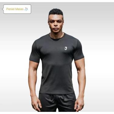 Imagem de Camiseta Masculina Térmica Manga Curta Academia Esportes Fitness Com p