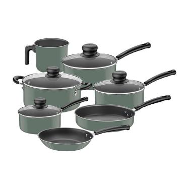 Imagem de Conjunto De Panelas 7 Peças Tramontina Versalhes Aa Verde