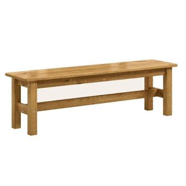 Imagem de Banco 3 Lugares 100% Madeira Maciça 150cm Grimaldi Espresso Móveis