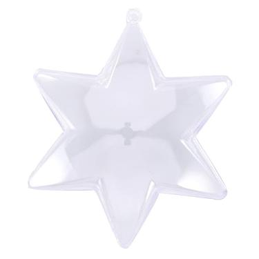 Imagem de Moldes de banho de acrílico de plástico transparente, enfeites de árvore de Natal, bolas transparentes para pendurar para decoração de férias, suprimentos de artesanato faça você mesmo, bolas de