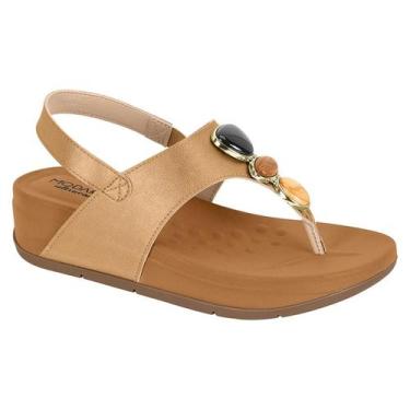 Imagem de Modare - Sandalia Feminino - Napa Floather Nature - PRETO 01, Bronze, 