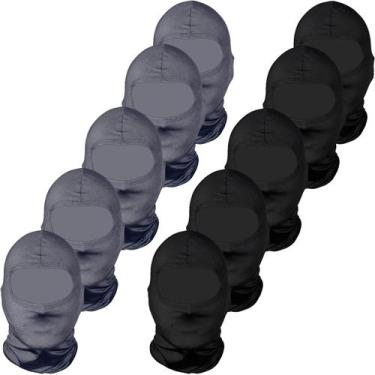 Imagem de Kit 10 balaclavas balaclava touca toca ninja bandana UV50+ - EX311, 5 