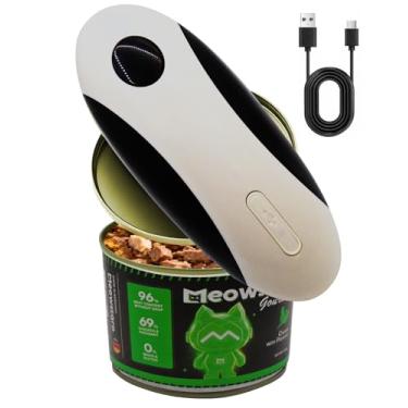 Imagem de Abridor de latas elétrico recarregável para idosos e mãos de artrite, abridor automático de latas, borda lisa, Abrelatas Eléctrico, funciona para diferentes formas e tamanhos de latas