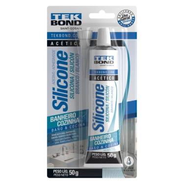 Imagem de Silicone Adesivo Acético Branco Tekbond 50g - Tek Bond