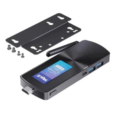 Imagem de MeLE PCG02 N100 Mini PC Stick 8GB/128GB, Mini Stick de computador USB-C sem ventilador de função completa Dual HDMI 4K Display 2.4G/5G Wi-Fi BT5.1 GbE Micro PC com Vesa, on Business IoT