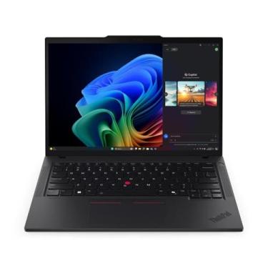 Imagem de Notebook Lenovo ThinkPad T14 G6 Intel Core Ultra 7 268V 32GB 1TB SSD Windows 11 Pro 14" - 21QH0001BR Preto