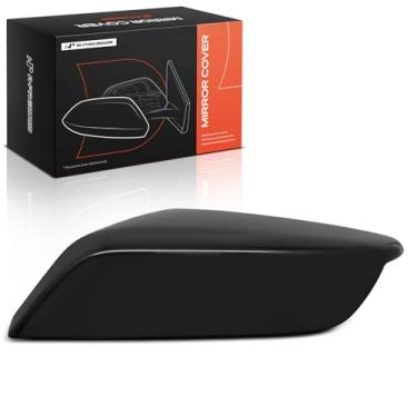 Imagem de A-Premium Tampa do espelho retrovisor do lado do motorista - compatível com Chevrolet Malibu 2016-2025 - Preto liso