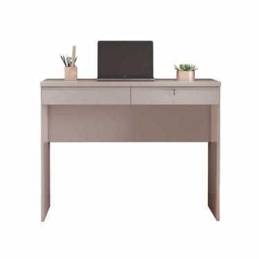 Imagem de Escrivaninha Felícia Com 2 Gavetas E Chave Jcm Off White