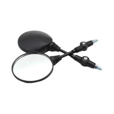 Imagem de Conjunto De Espelhos Retrovisores Redondos Dobráveis De 10MM Para Scoo