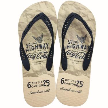 Imagem de Chinelo de Dedo Masculino Casual Dia a Dia Praia Passeio Coca Cola Cc4356-Masculino