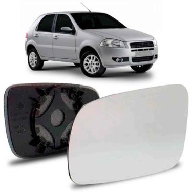 Imagem de Lente Retrovisor Com Base Fiat Palio 2008 A 2011 - BLAWER, Esquerdo