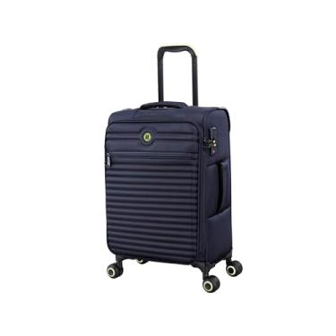 Imagem de It Luggage Circulador giratório expansível de 8 rodas Softside de 55,88 cm, Azul marinho, Small, Circulador giratório expansível de 8 rodas Softside de 56 cm,