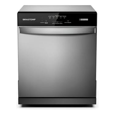 Imagem de Lava Loucas 8 Servicos 220v Inox Compacta  Brastemp