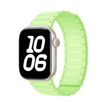 Imagem de Pulseira Magnética De Silicone De 49mm 46mm 42mm 40mm 41mm 44mm 45mm P