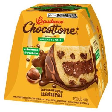 Imagem de Chocotone de Chocolate com Avelã Maxi Bauducco 450g