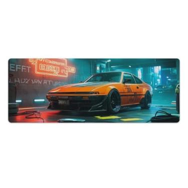 Imagem de HouLaiZhe JDM Cyber Sports Car Futuristas Underground Ruins Gaming Mouse Pads JDM Car Desk Pads Grandes Mousepads para Teclado Desktop Tapete de Computador 30 x 80 cm