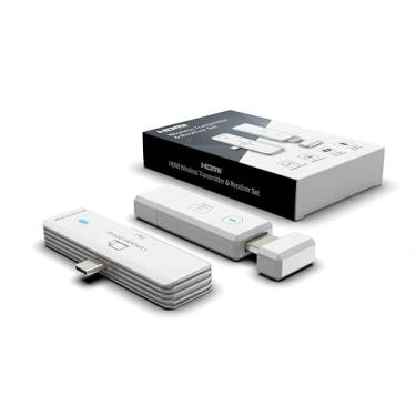 Imagem de Kit HDMI sem fio de última geração 4K Decode, saída 1080p, latência ultrabaixa, extensor Plug & Play 2,4G/5G para várias telas – Transmita vídeo e áudio de laptop, PC, TV Box, projetor, PS4/PS5