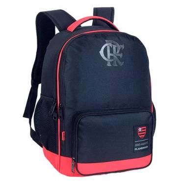 Imagem de Mochila Flamengo Mengão Costa Masculina Escolar Rubro Negro - Xeryus
