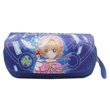 Imagem de Estojo para lápis Cards Captors Sakura Anime Poliéster 20x10x7,5cm