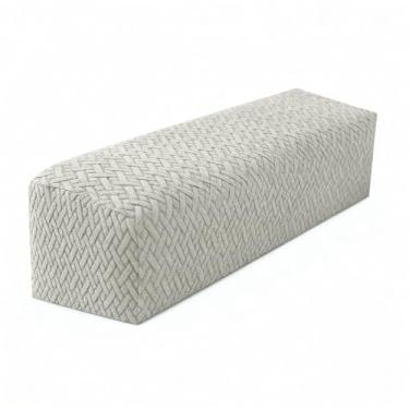 Imagem de Capa de apoio de braço elástica para sofá de uma peça – Tecido antiderrapante de cobertura total para decoração de sala de estar, tamanho universal, capa de sofá de 71 cm, cinza claro