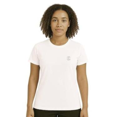 Imagem de Camisa Esporte Legal Baby Look Solutio UV45+ Feminina - Branco P-Feminino