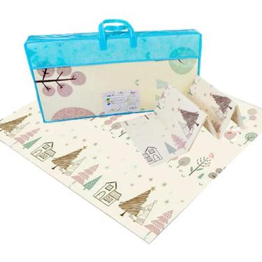 Imagem de Tapete Infantil de Atividades Emborrachado Antiderrapante Dobrável Tér