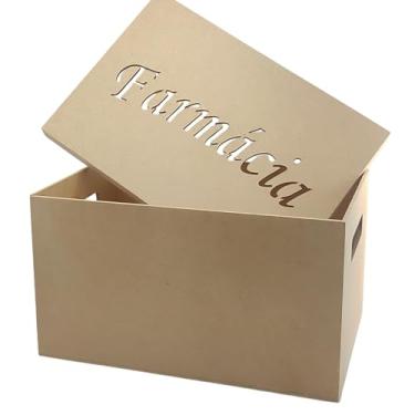 Imagem de Caixa Farmacinha, Farmacinha MDF, Caixa Farmácia MDF. Ideal para a Organização de Remédios. O Acabamento Natural Oferece a Possibilidade de Customização. Use Sua Criatividade! (Farmácia-1)
