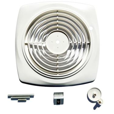 Imagem de 【Atualizada】 Grade 97011790 compatível com ventiladores de parede Nutone Broan 509s, 509S-A, kits de ventiladores de parede B, tamanho e cor OEM, roscas e parafusos foram reforçados. A vida útil é