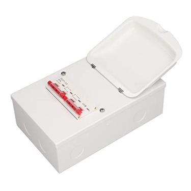 Imagem de Acouto Caixa de Distribuição de Energia Dupla Com Vazamento - Interruptor de Alimentação Montado Em Trilho para Rede Elétrica e Gerador 240-400V 80A